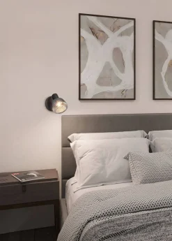 Trio Lighting spottivalaisin Tarifa 1-os E14 mattamusta/krom