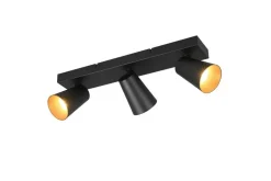 Trio Lighting spottivalaisin Sharp 3-os GU10 mattamusta/kult