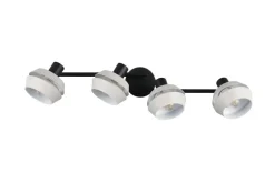 Trio Lighting spottivalaisin Isla 4-os E14 lämmin harmaa/mat