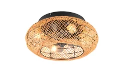 Trio Lighting tuuletinkattovalaisin Lillesand 4xE27 mattamus