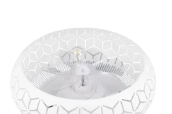 Trio Lighting tuuletinkattovalaisin Bidar 3xE27 mattavalkoin