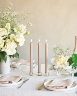 Uyuni kynttilänjalka kruunukynttilälle 3,25x2,32 cm Chrome 2