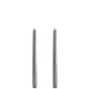 Uyuni LED kynttilä 2,3x25 cm harmaa smooth 2 kpl