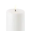 Uyuni LED pöytäkynttilä 7,8x15 cm valkea smooth