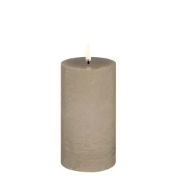 Uyuni LED-kynttilä 7,8x15 cm Sandstone Rustic