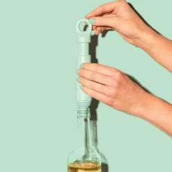 Vacuvin viinipumppu ja korkki Loop Jade