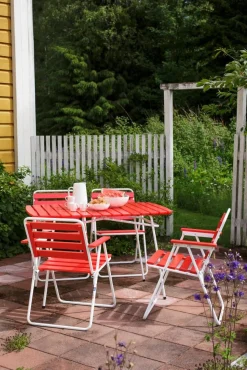 Varax Pöytä Retro 403 punavalkoinen