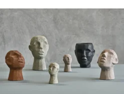 Villa Collection Talvik veistos 23 cm sementti ruskeanharmaa