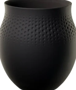 Villeroy&Boch Collier Vaasi 16,5x16,5x17,5cm musta