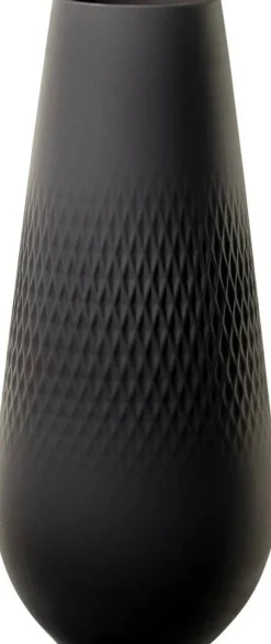 Villeroy&Boch Collier Vaasi 11,5x11,5x26cm musta