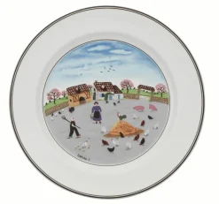 Villeroy&Boch Design Naif Lautanen 27cm Poultry farm