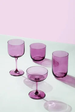 Villeroy&Boch Like Vesilasisetti 9x8 cm 0,28l Grape 2-os.