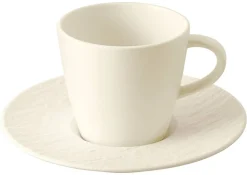 Villeroy&Boch Manufacture Rock Kahvikupin alunen 15,5x2 cm valkoinen