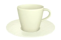 Villeroy&Boch Manufacture Rock kahvikuppi ja alunen valkoinen