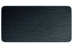 Villeroy&Boch Manufacture Rock Tarjoilulautanen 35x18x1 cm musta