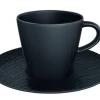 Villeroy&Boch Manufacture Rock kahvikuppi ja alunen musta