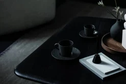 Villeroy&Boch Manufacture Rock kahvikuppi ja alunen musta