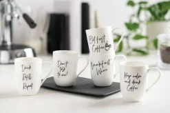 Villeroy&Boch Statement muki 11,5x8x10,5cm 0,28l But first Coffee