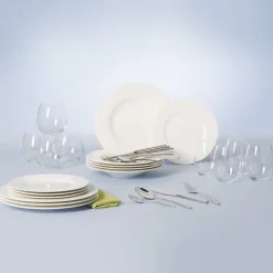 Villeroy&Boch Wonderful World Astiasto 4 hlö valkoinen 36-os.