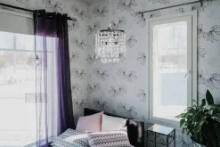 Virvatuli kattovalaisin Crystal C1 antiikkimessinki