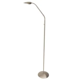 Virvatuli lattiavalaisin Alaska LED satiinikromi