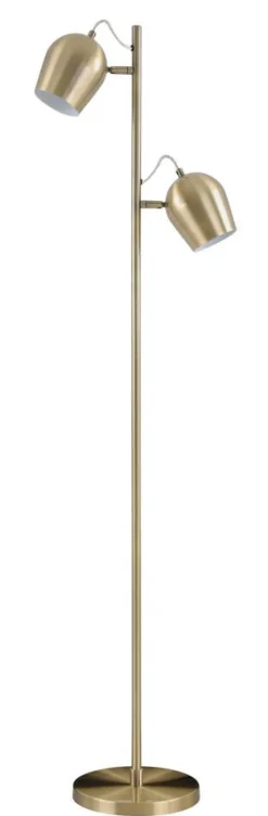 Virvatuli lattiavalaisin Cora antiikkimessinki