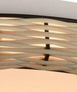 Virvatuli plafondi Rosa 1 LED 30 cm rottinki