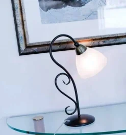 Virvatuli pöytävalaisin Arpela 1 antiikkiruskea