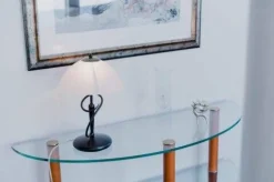 Virvatuli pöytävalaisin Arpela 2 antiikkiruskea