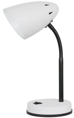 Virvatuli pöytävalaisin Baba valkoinen