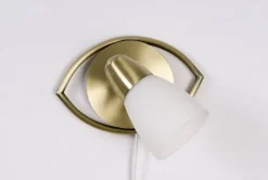 Virvatuli spottivalaisin Eve 1-os. antiikkimessinki