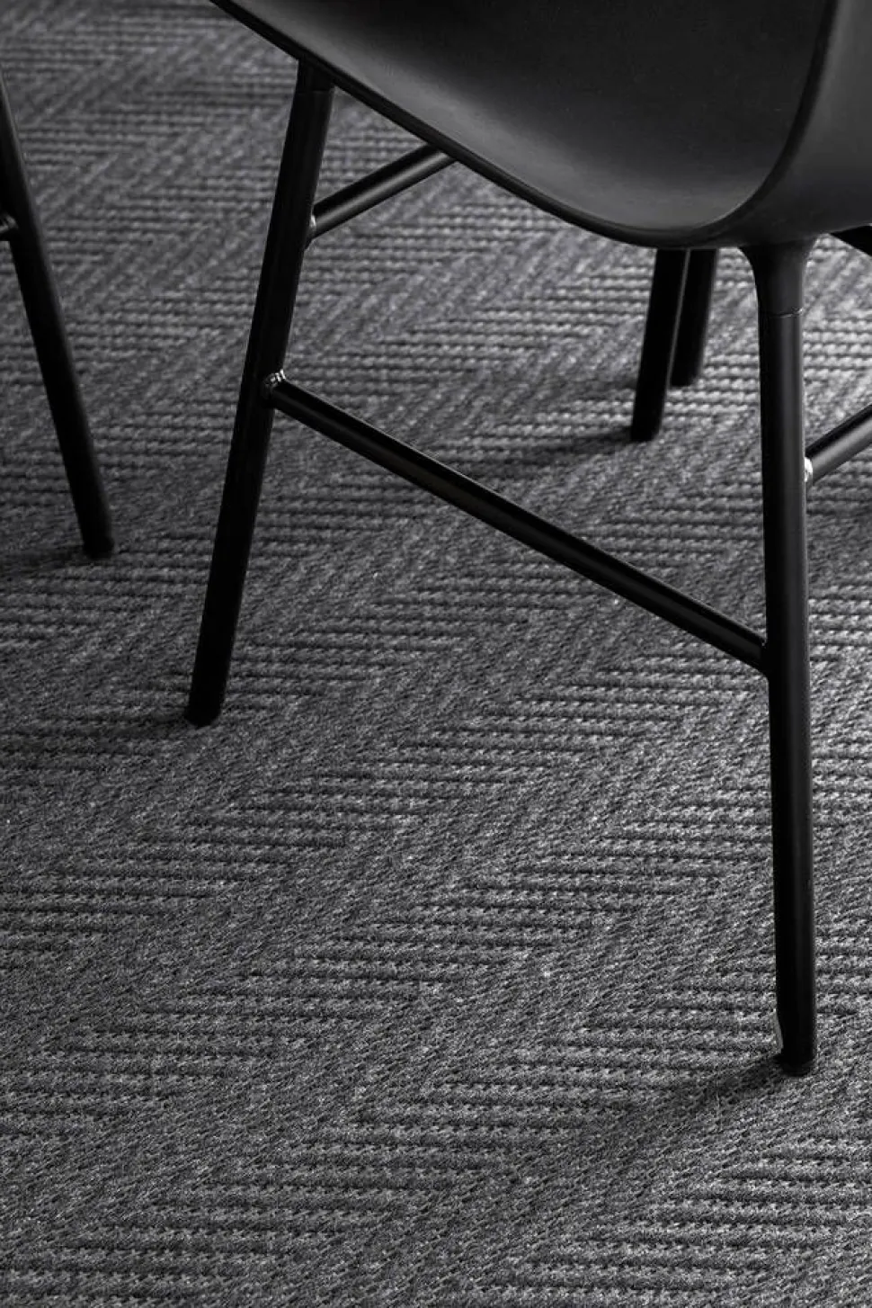 VM-Carpet matto Elsa Ø 160 cm musta