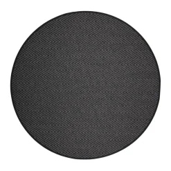 VM-Carpet matto Elsa Ø 200 cm musta