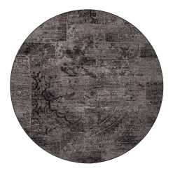 VM-Carpet matto Rustiikki ø 240 cm 98 musta