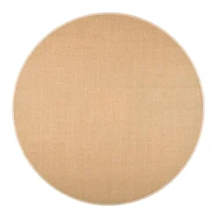 VM-Carpet matto Sisal Ø 133 cm beige-harmaa