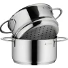 WMF Mini kattila 1,5 L höyrytyskorilla ja kannella