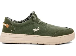 Woz? kangaskengät Eddy Grip Canvas Green