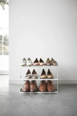 Yamazaki Kenkäteline Tower 3 hyllyä valkoinen