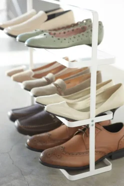 Yamazaki Kenkäteline Tower 3 hyllyä valkoinen