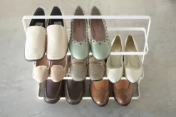 Yamazaki Kenkäteline Tower 3 hyllyä valkoinen