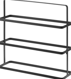 Yamazaki Kenkäteline Tower 3 hyllyä musta