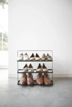 Yamazaki Kenkäteline Tower 3 hyllyä musta