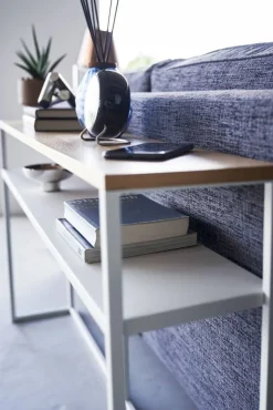 Yamazaki konsolipöytä Tower hyllyllä valkoinen