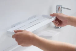 Yamazaki kylpyhuoneen hylly Tower valkoinen