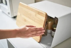 Yamazaki leipälaatikko + irtokansi Tower valkoinen