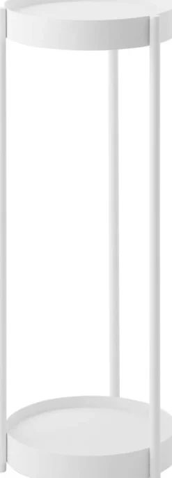 Yamazaki sivupöytä Tower pyörillä valkoinen