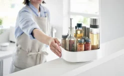 Yamazaki tarjotin Tower pyörivä valkoinen