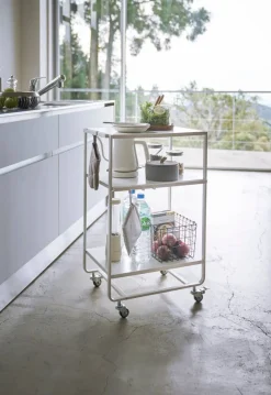 Yamazaki Tower tarjoiluvaunu valkoinen